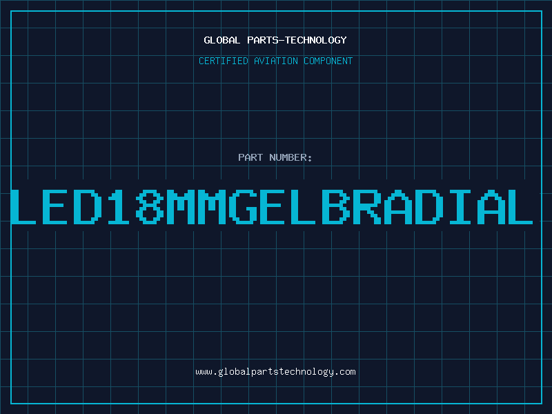Aviation Part LED18MMGELBRADIAL