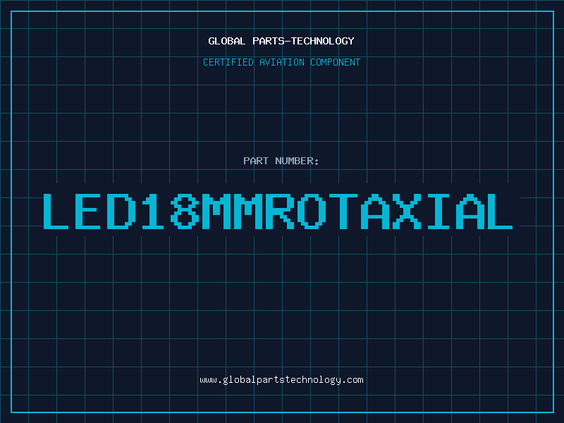 Aviation Part LED18MMROTAXIAL
