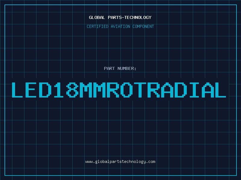 Aviation Part LED18MMROTRADIAL