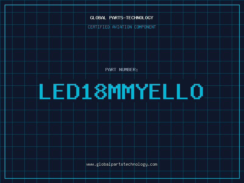 Aviation Part LED18MMYELLO