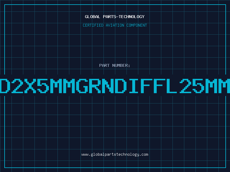 Aviation Part LED2X5MMGRNDIFFL25MM96