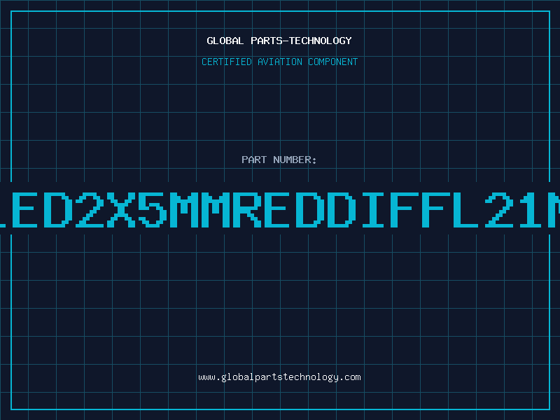 Aviation Part LED2X5MMREDDIFFL=21M