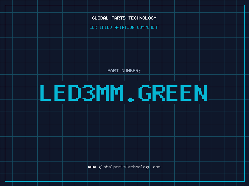 Aviation Part LED3MM.GREEN