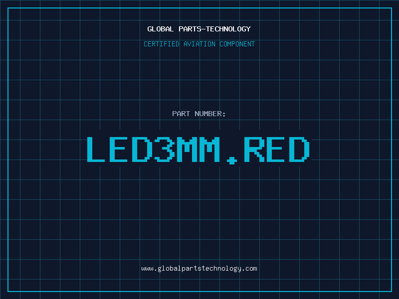 Aviation Part LED3MM.RED