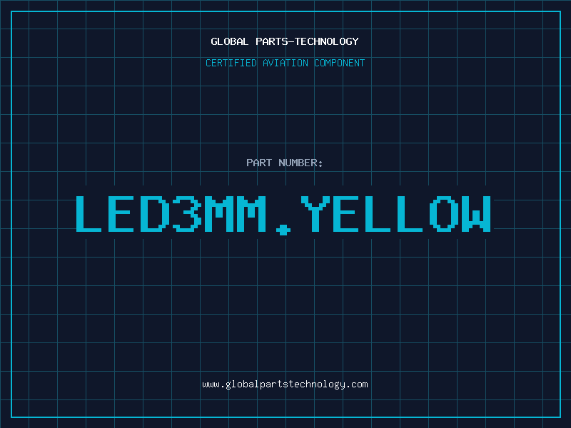 Aviation Part LED3MM.YELLOW