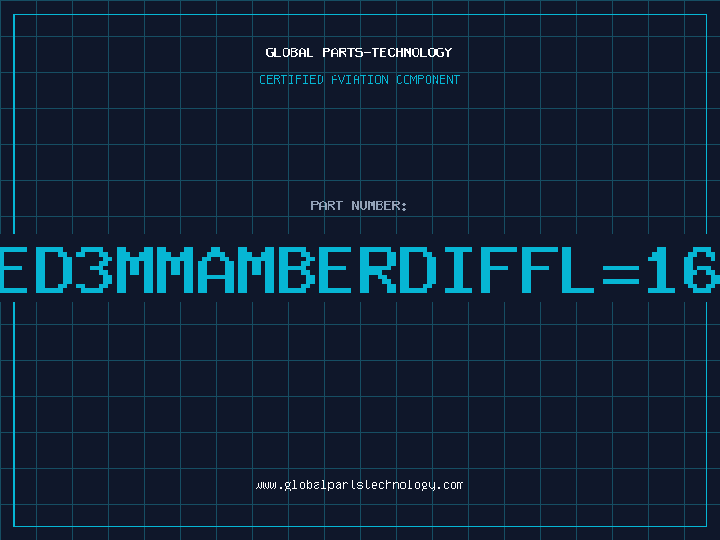 Aviation Part LED3MMAMBERDIFFL=16M