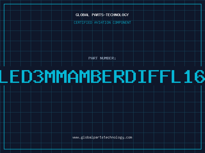 Aviation Part LED3MMAMBERDIFFL16