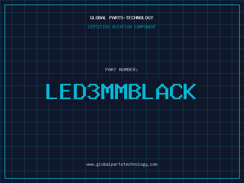 Aviation Part LED3MMBLACK