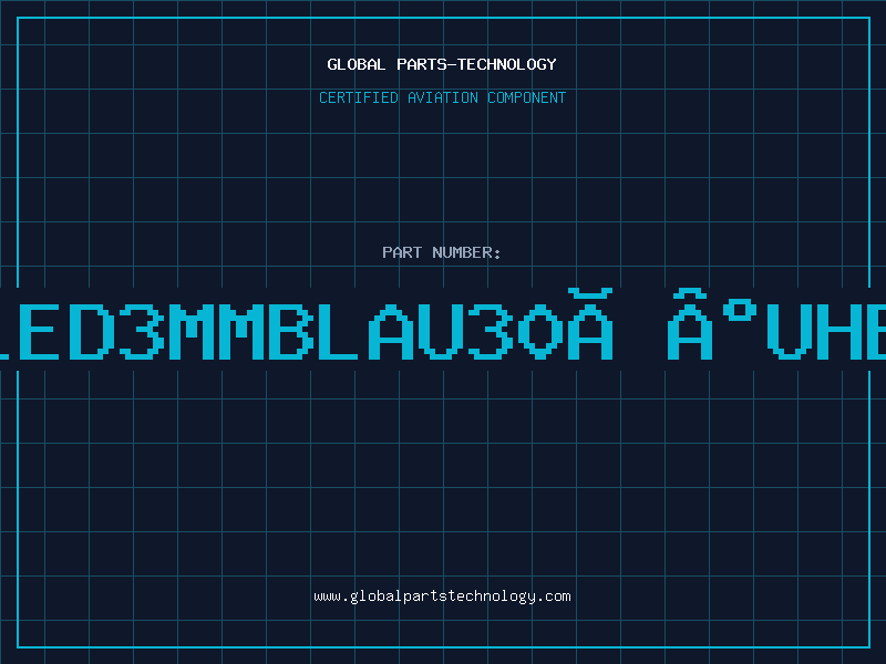 Aviation Part LED3MMBLAU30Â°UHB