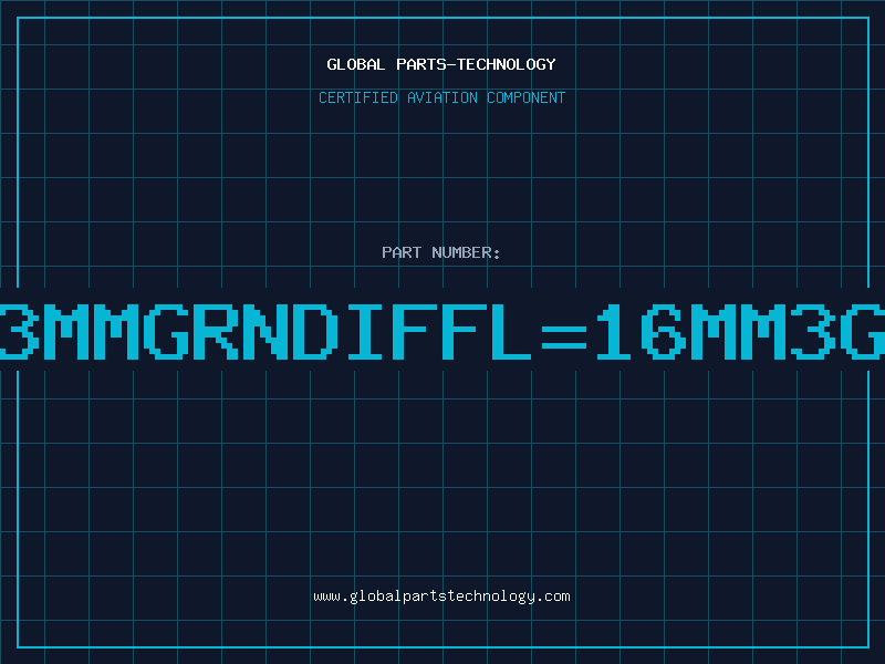 Aviation Part LED3MMGRNDIFFL=16MM3G2PD