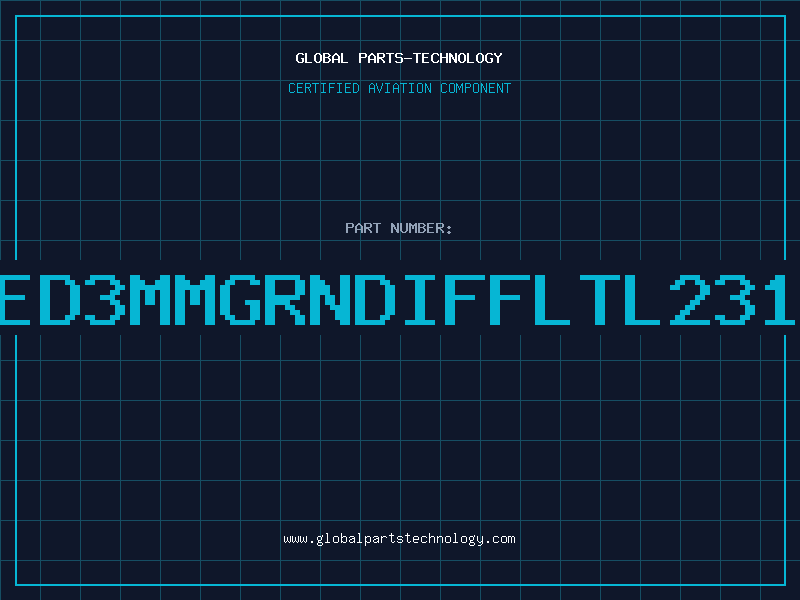 Aviation Part LED3MMGRNDIFFLTL231D