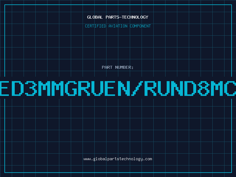 Aviation Part LED3MMGRUEN/RUND8MCD