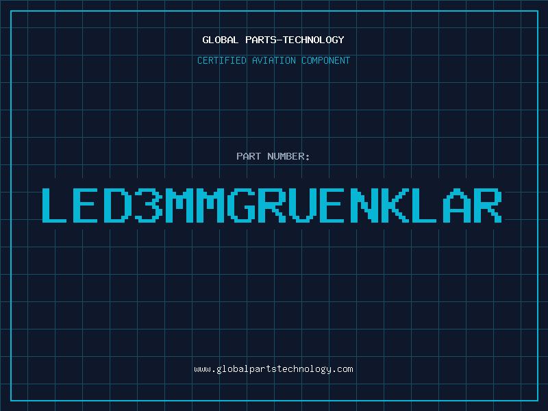 Aviation Part LED3MMGRUENKLAR