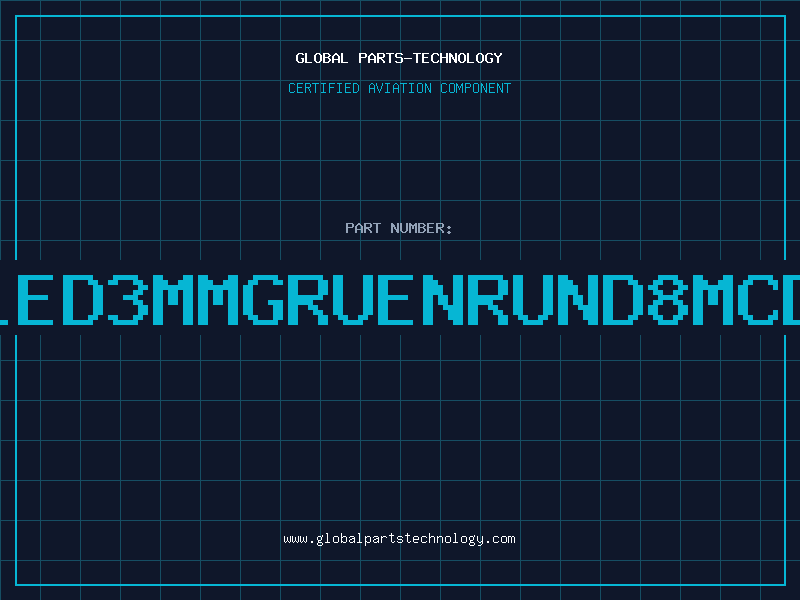 Aviation Part LED3MMGRUENRUND8MCD