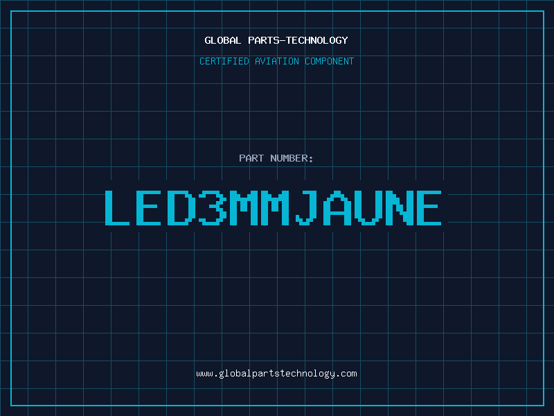 Aviation Part LED3MMJAUNE