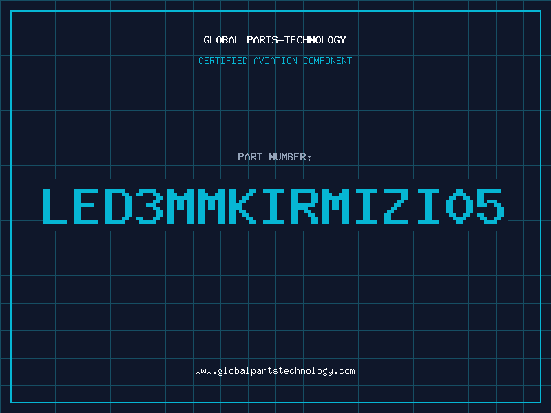 Aviation Part LED3MMKIRMIZI05