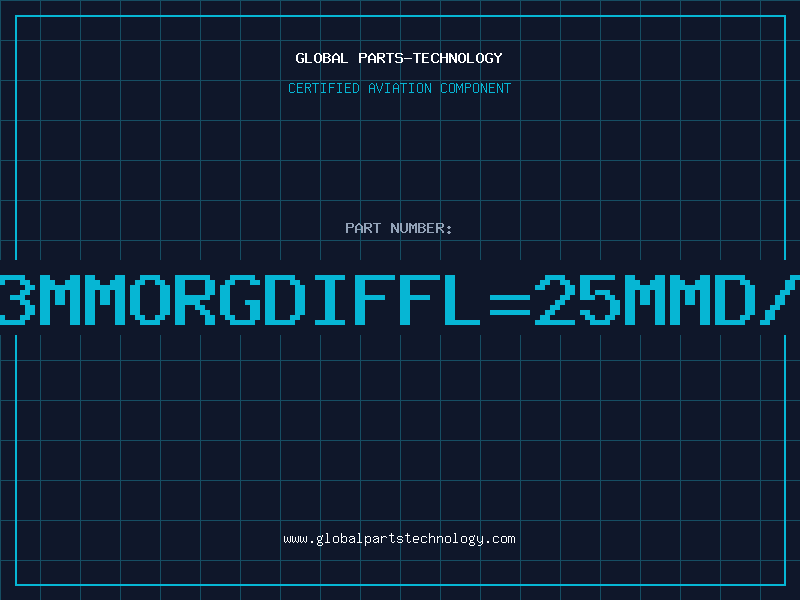 Aviation Part LED3MMORGDIFFL=25MMD/C93