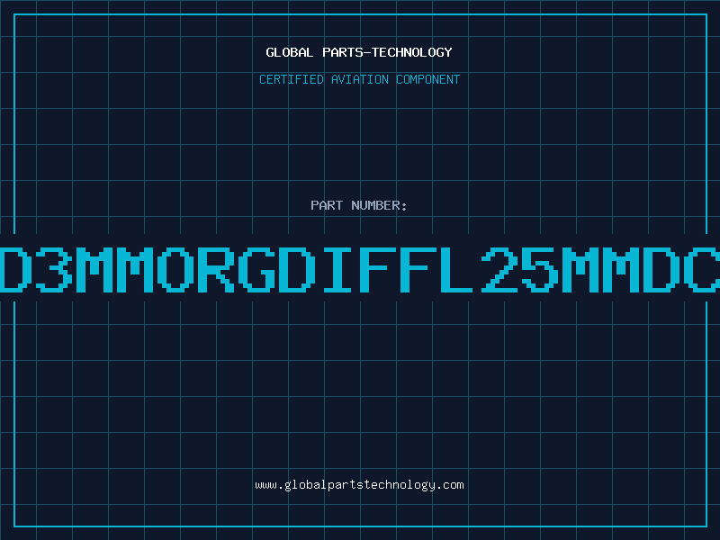 Aviation Part LED3MMORGDIFFL25MMDC93