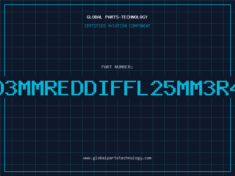 Aviation Part LED3MMREDDIFFL=25MM3R4PD