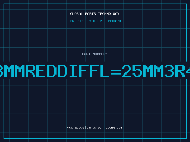 Aviation Part LED3MMREDDIFFL=25MM3R4PD7