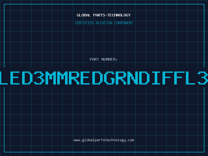 Aviation Part LED3MMREDGRNDIFFL3