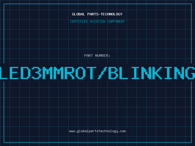Aviation Part LED3MMROT/BLINKING