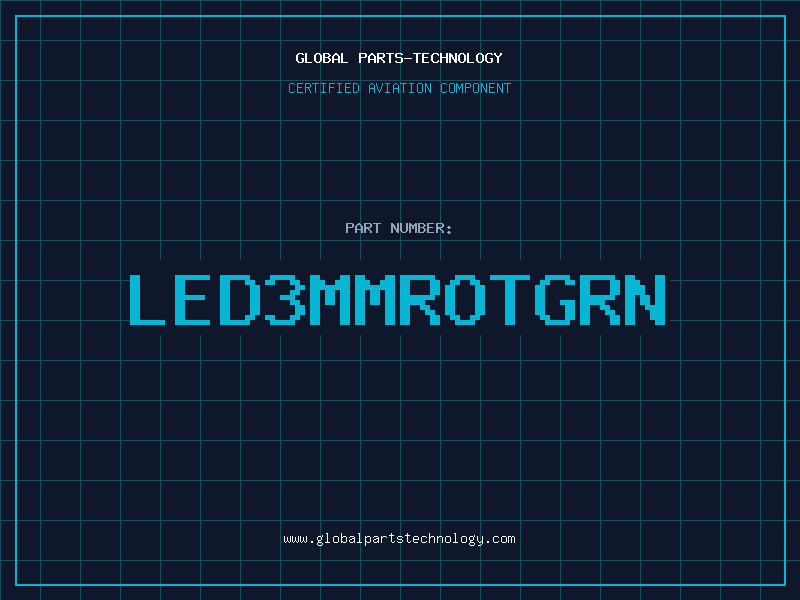 Aviation Part LED3MMROTGRN