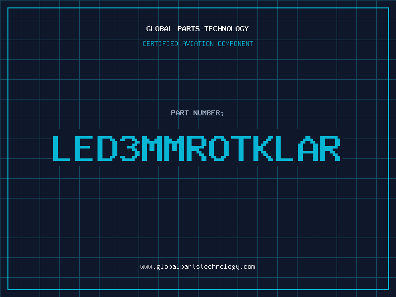 Aviation Part LED3MMROTKLAR