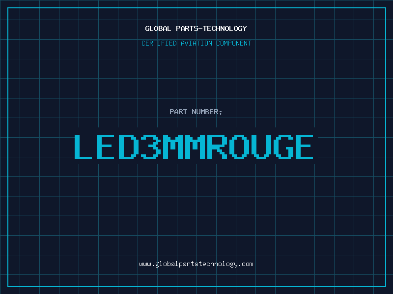 Aviation Part LED3MMROUGE