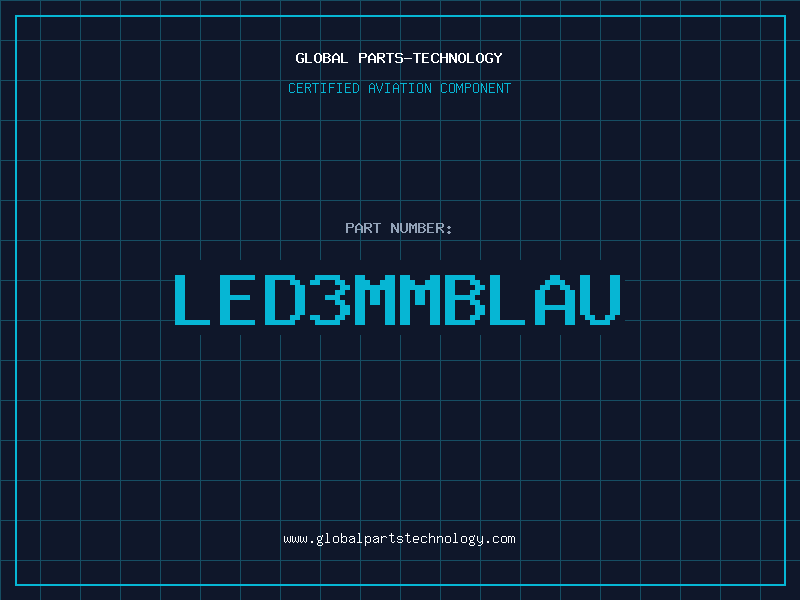 Aviation Part LED3mmblau
