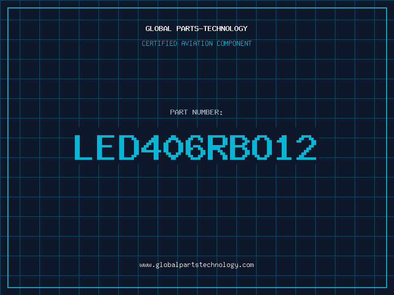 Aviation Part LED406RBO12