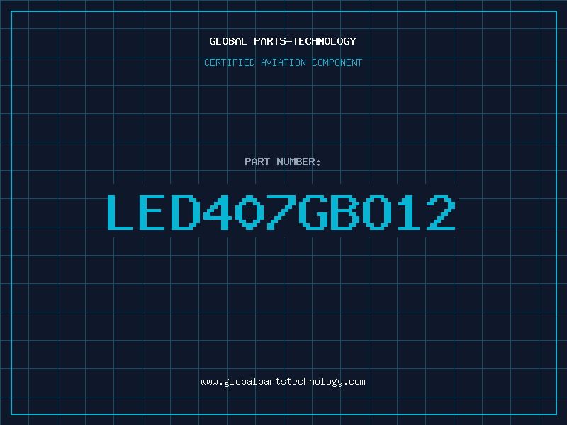 Aviation Part LED407GBO12