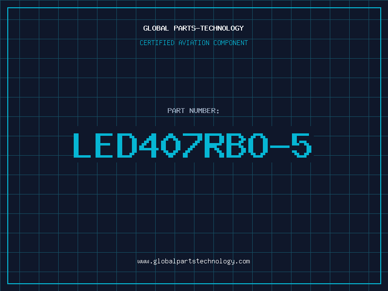 Aviation Part LED407RBO-5
