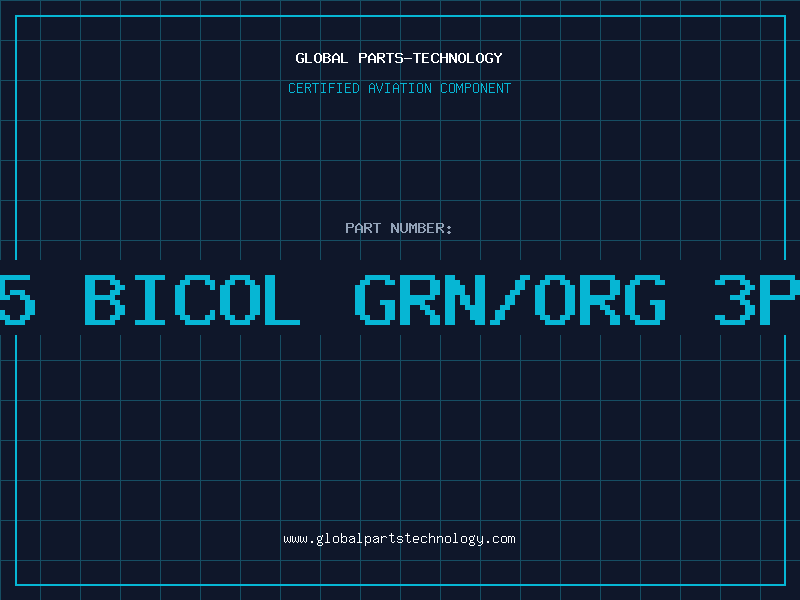 Aviation Part LED5 BICOL GRN/ORG 3PINS