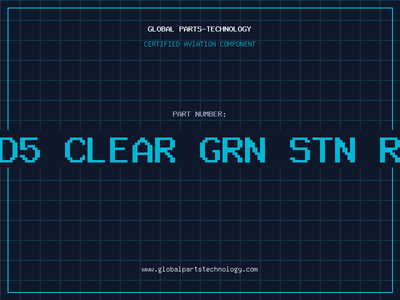 Aviation Part LED5 CLEAR GRN STN RND