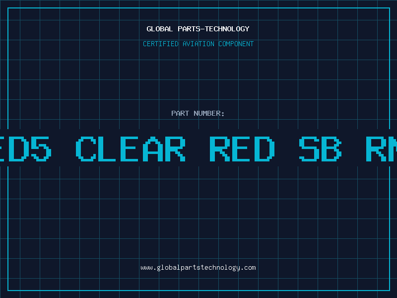 Aviation Part LED5 CLEAR RED SB RND