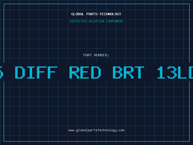 Aviation Part LED5 DIFF RED BRT 13LD+KN