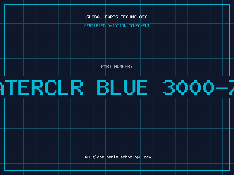 Aviation Part LED5 WATERCLR BLUE 3000-7000MCD