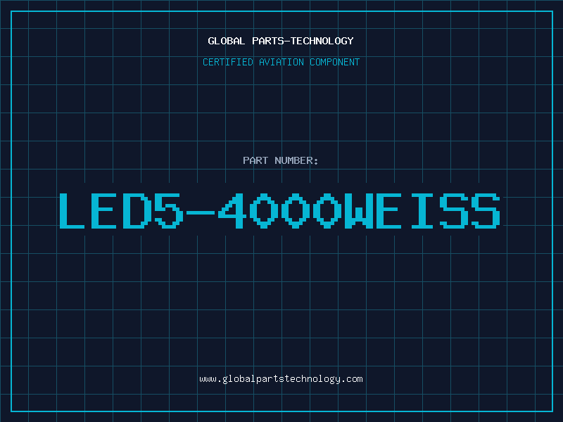 Aviation Part LED5-4000WEISS