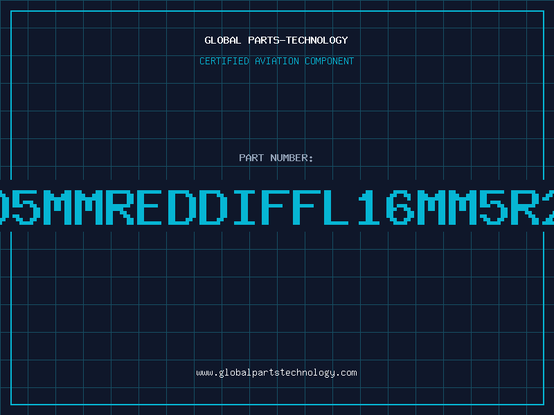 Aviation Part LED5MMREDDIFFL=16MM5R2AD