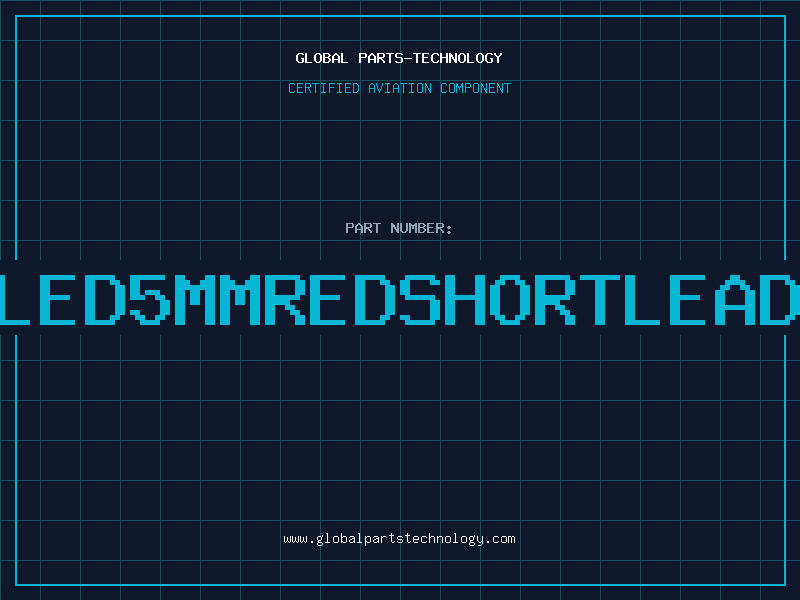 Aviation Part LED5MMREDSHORTLEAD