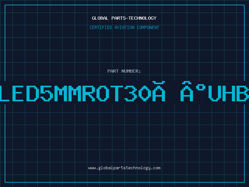 Aviation Part LED5MMROT30Â°UHB