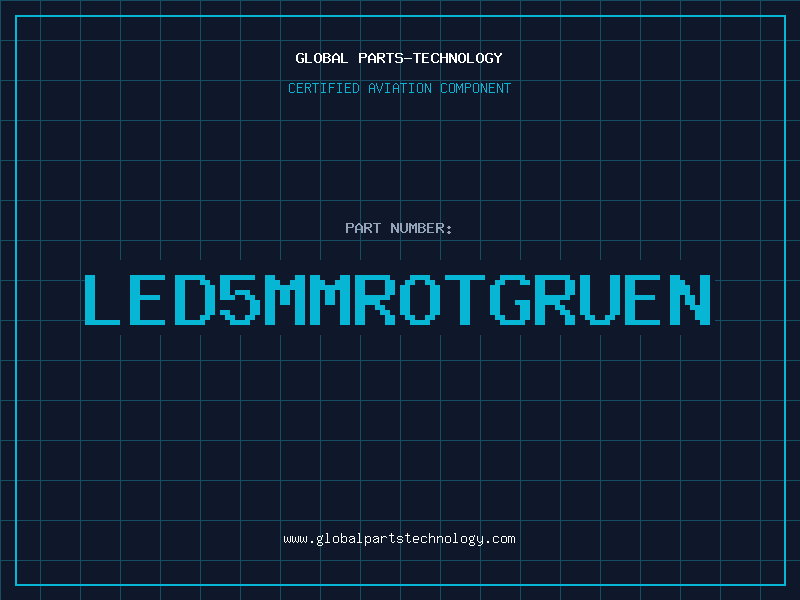 Aviation Part LED5MMROTGRUEN