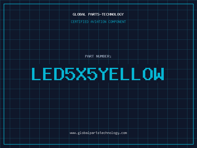 Aviation Part LED5X5YELLOW