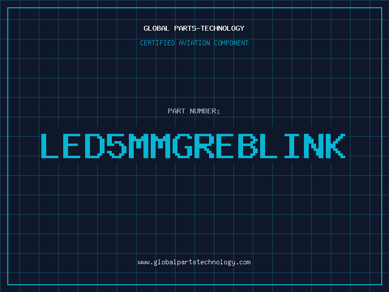Aviation Part LED5mmGREBlink