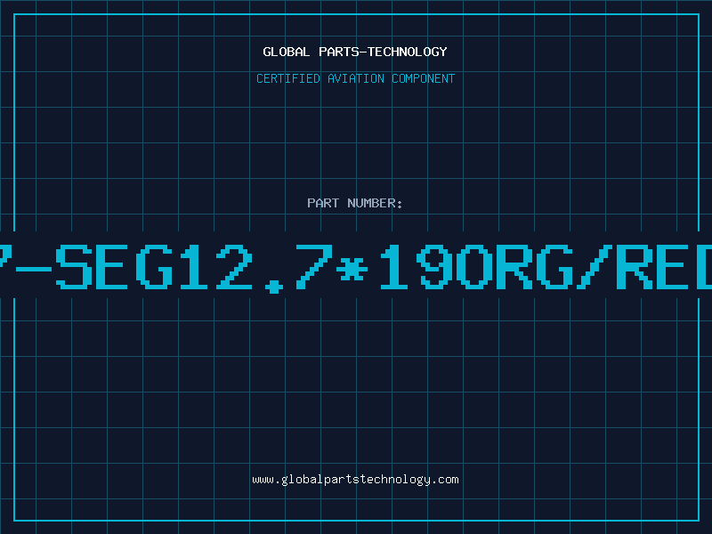 Aviation Part LED7-SEG12.7*19ORG/REDCSS