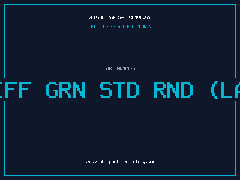 Aviation Part LED8 DIFF GRN STD RND (LARGE 8M