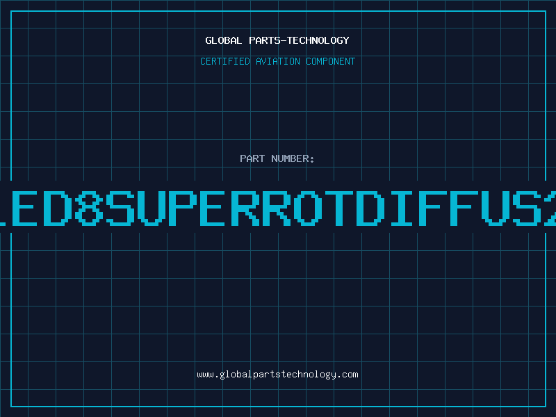 Aviation Part LED8SUPERROTDIFFUS2