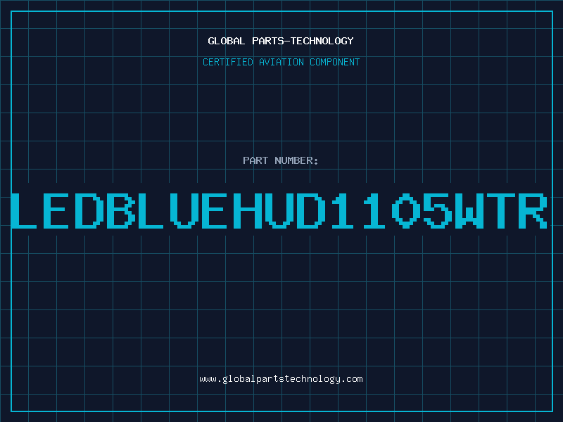 Aviation Part LEDBLUEHUD1105WTR