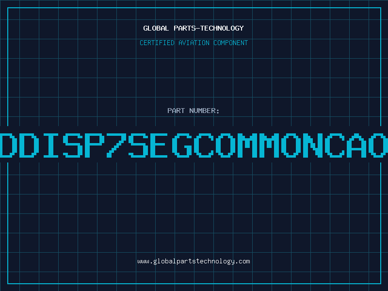 Aviation Part LEDDISP7SEGCOMMONCAODE